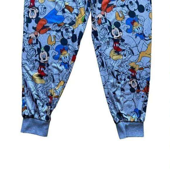 Disney Mickey Mouse Pluto Donald Duck Jogger Loungewear Sleep Pants SZ S #2150 - Picture 3 of 10